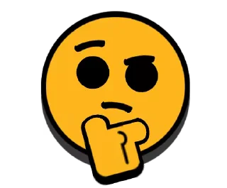 🤔-Anim Default Pins @BrawlStarsStik, Telegram Sticker