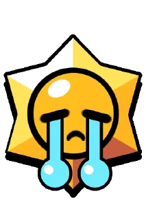 😭-Anim Default Pins @BrawlStarsStik, Telegram Sticker