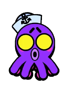 😰-Anim Default Pins @BrawlStarsStik, Telegram Sticker