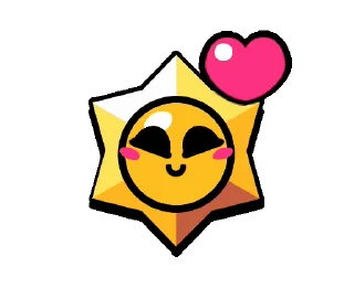 ❤️-Anim Default Pins @BrawlStarsStik, Telegram Sticker