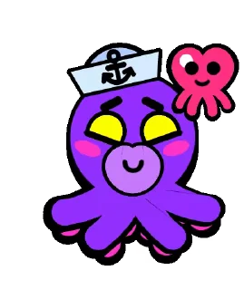 ❤️-Anim Default Pins @BrawlStarsStik, Telegram Sticker