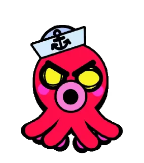 🤬-Anim Default Pins @BrawlStarsStik, Telegram Sticker