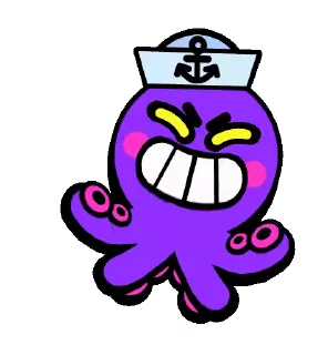 👏-Anim Default Pins @BrawlStarsStik, Telegram Sticker