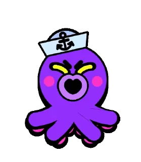 😁-Anim Default Pins @BrawlStarsStik, Telegram Sticker