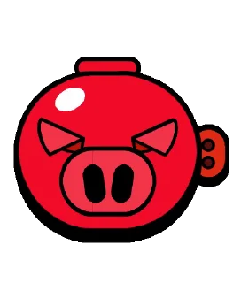 🤬-Anim Default Pins @BrawlStarsStik, Telegram Sticker