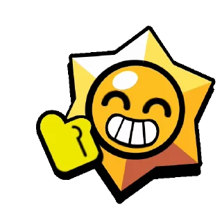 👍-Anim Default Pins @BrawlStarsStik, Telegram Sticker