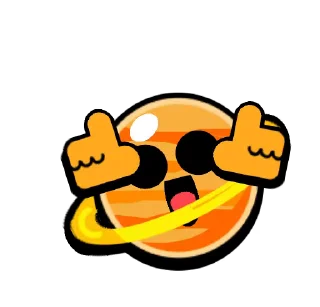 🎶-Anim Default Pins @BrawlStarsStik, Telegram Sticker