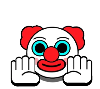 🤡-Anim Default Pins @BrawlStarsStik, Telegram Sticker