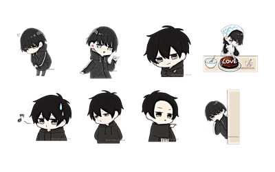 ANIME BOY @animestickerchannel