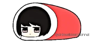 😶-ANIME BOY @animestickerchannel, Telegram Sticker