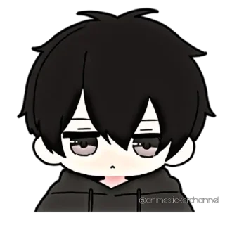 😠-ANIME BOY @animestickerchannel, Telegram Sticker