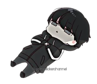 🥺-ANIME BOY @animestickerchannel, Telegram Sticker