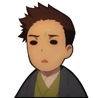 😧-Shoto's Anime Reactions Pack, Telegram Sticker