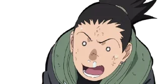 😟-Shoto's Anime Reactions Pack, Telegram Sticker