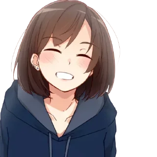 😊-Shoto's Anime Reactions Pack, Telegram Sticker