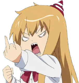 🖕-Shoto's Anime Reactions Pack, Telegram Sticker