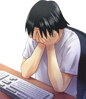 😞-Shoto's Anime Reactions Pack, Telegram Sticker