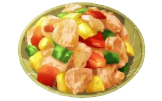 🥗-anime food stickers, Telegram Sticker