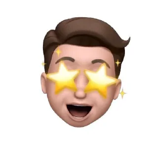 🤩-Animoji-F3de, Telegram Sticker