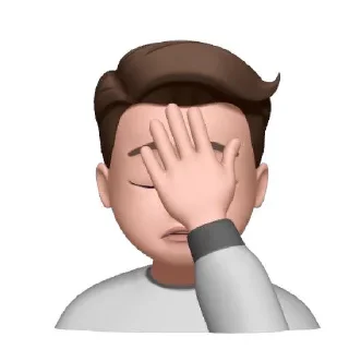 🤦‍♂️-Animoji-F3de, Telegram Sticker