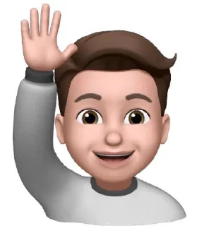 🙋‍♂️-Animoji-F3de, Telegram Sticker