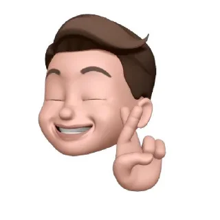 🤞-Animoji-F3de, Telegram Sticker