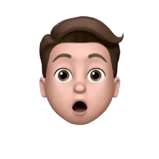 😦-Animoji-F3de, Telegram Sticker