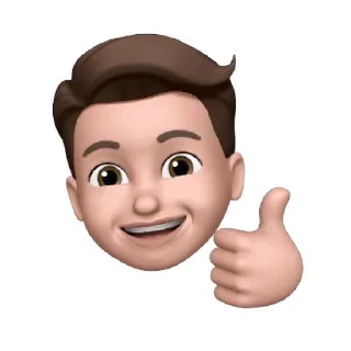 👍-Animoji-F3de, Telegram Sticker