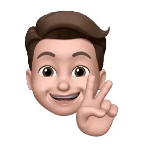 ✌-Animoji-F3de, Telegram Sticker