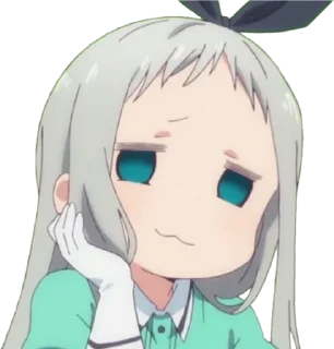 😏-Anime Reactions @SwallowZireael, Telegram Sticker