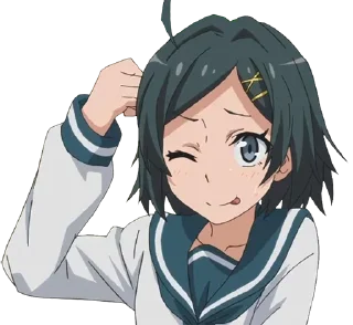 😜-Anime Reactions @SwallowZireael, Telegram Sticker