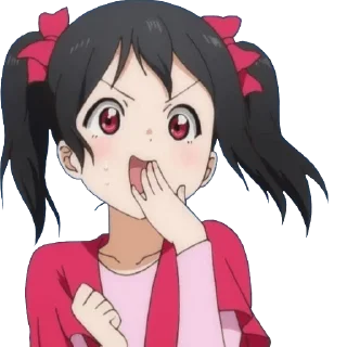 😅-Anime Reactions @SwallowZireael, Telegram Sticker