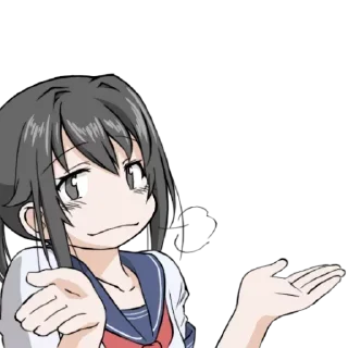 🤷‍♀️-Anime Reactions @SwallowZireael, Telegram Sticker
