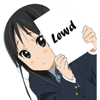 😳-Anime Reactions @SwallowZireael, Telegram Sticker
