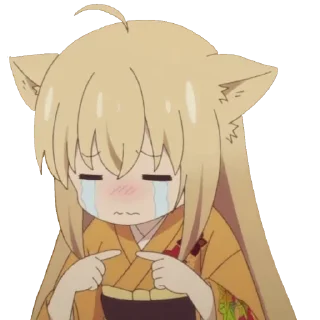 😭-Anime Reactions @SwallowZireael, Telegram Sticker
