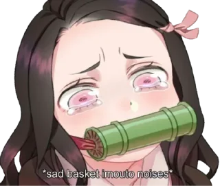 😭-Anime Reactions @SwallowZireael, Telegram Sticker