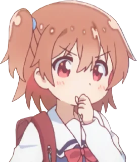 🤔-Anime Reactions @SwallowZireael, Telegram Sticker