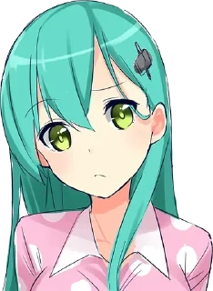 🤨-Anime Reactions @SwallowZireael, Telegram Sticker