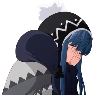 🙈-Anime Reactions @SwallowZireael, Telegram Sticker