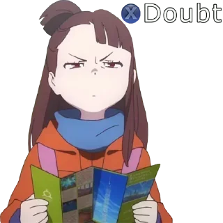 🧐-Anime Reactions @SwallowZireael, Telegram Sticker
