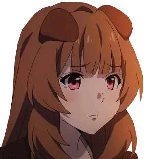 ☹️-Anime Reactions @SwallowZireael, Telegram Sticker
