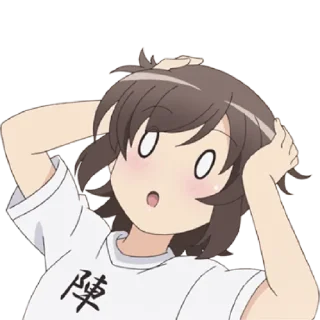😯-Anime Reactions @SwallowZireael, Telegram Sticker