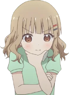 🤔-Anime Reactions @SwallowZireael, Telegram Sticker