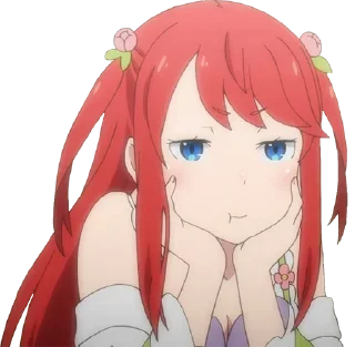 😒-Anime Reactions @SwallowZireael, Telegram Sticker