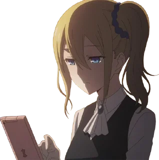 😐-Anime Reactions @SwallowZireael, Telegram Sticker