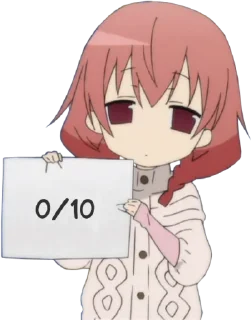 😒-Anime Reactions @SwallowZireael, Telegram Sticker