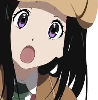 😯-Anime Reactions @SwallowZireael, Telegram Sticker