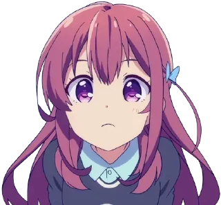 😶-Anime Reactions @SwallowZireael, Telegram Sticker