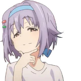 😏-Anime Reactions @SwallowZireael, Telegram Sticker