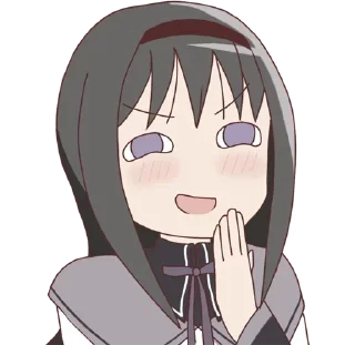 😏-Anime Reactions @SwallowZireael, Telegram Sticker
